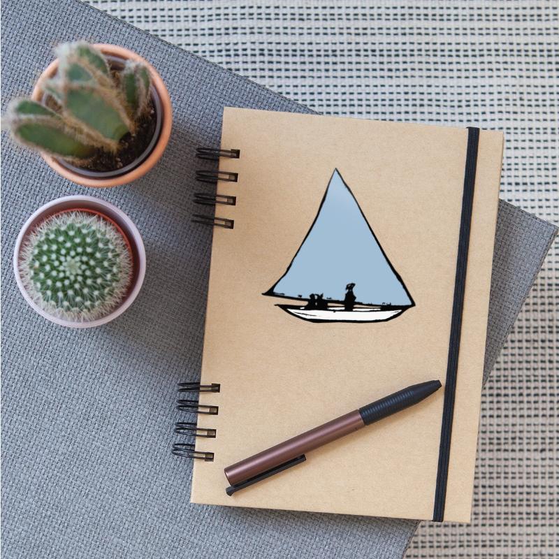 Blue Sailing boat