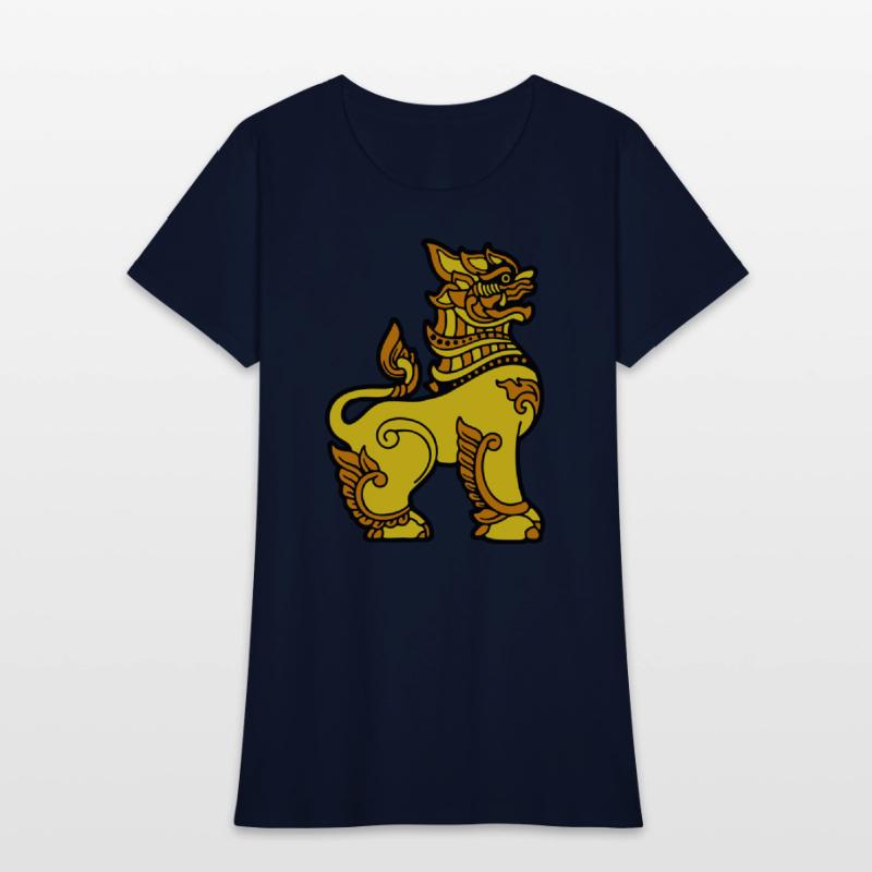 Chinthe burma asian god animal