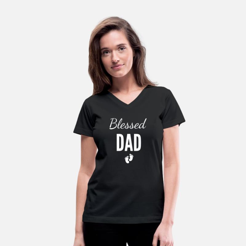 Cute new dad shirts, Blessed Dad Shirts, Dad Tee,