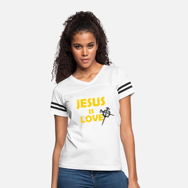 Distressed Jesus Christ Is Love God Christian Reli