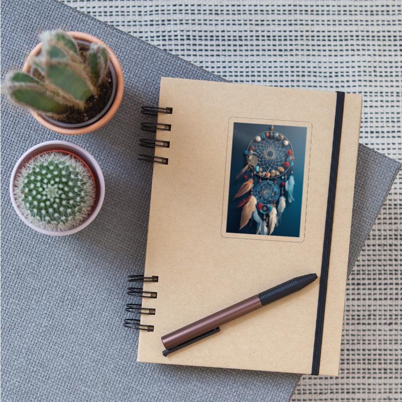 DreamShaper v7 A dream catcher with feathers and d