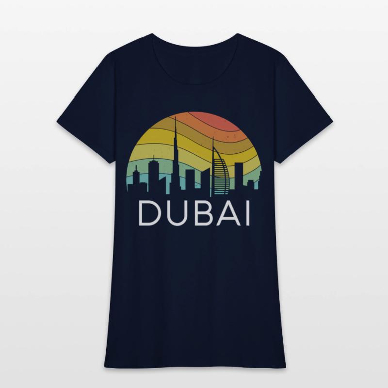 Dubai Skyline City Arab Emirates Uae Arcihtecture
