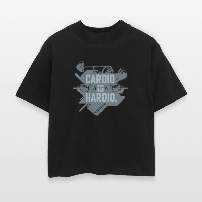 Fitness gym Tee! with funny cardio pun