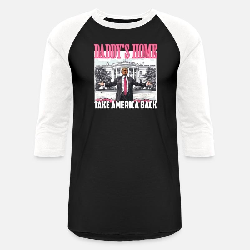 Funny Daddy's Home Take America Back Pink 2024