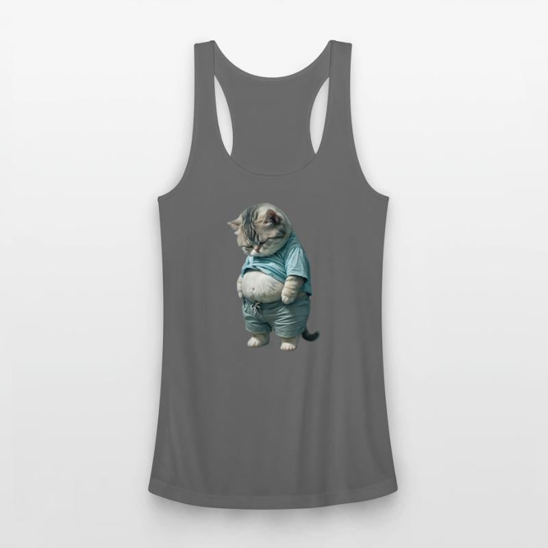 Funny Fat Cat Design Lover