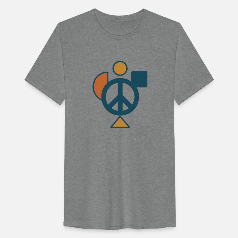 Geometric Peace Modern Abstract Symbol Design