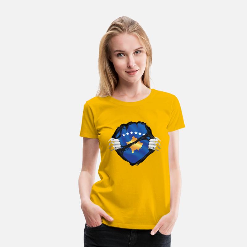 Kosovo Hands Ripped Flag