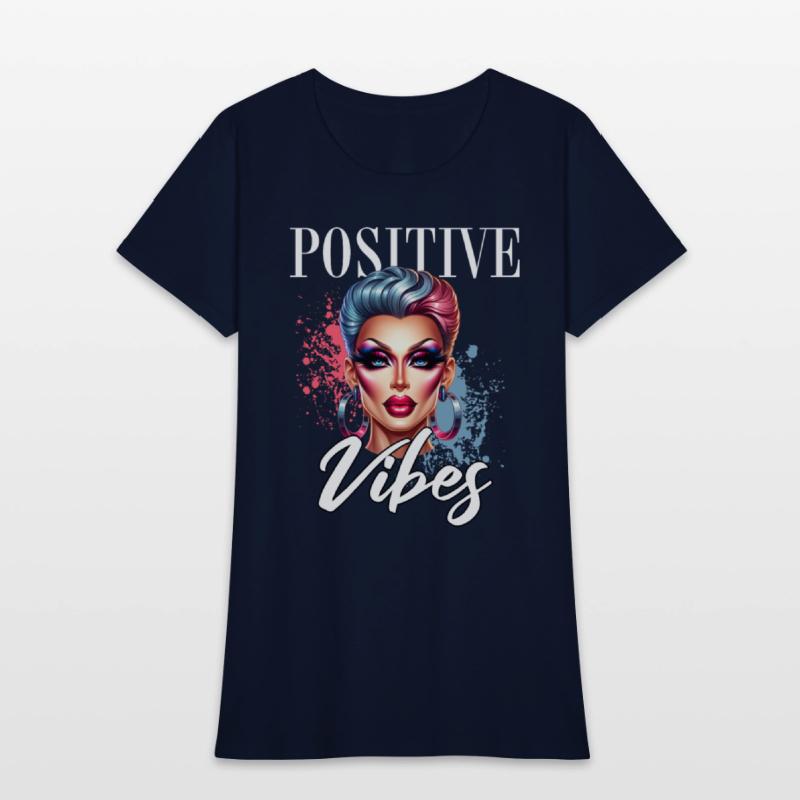 LGBTQ+ Pride Positive Vibes Graphic