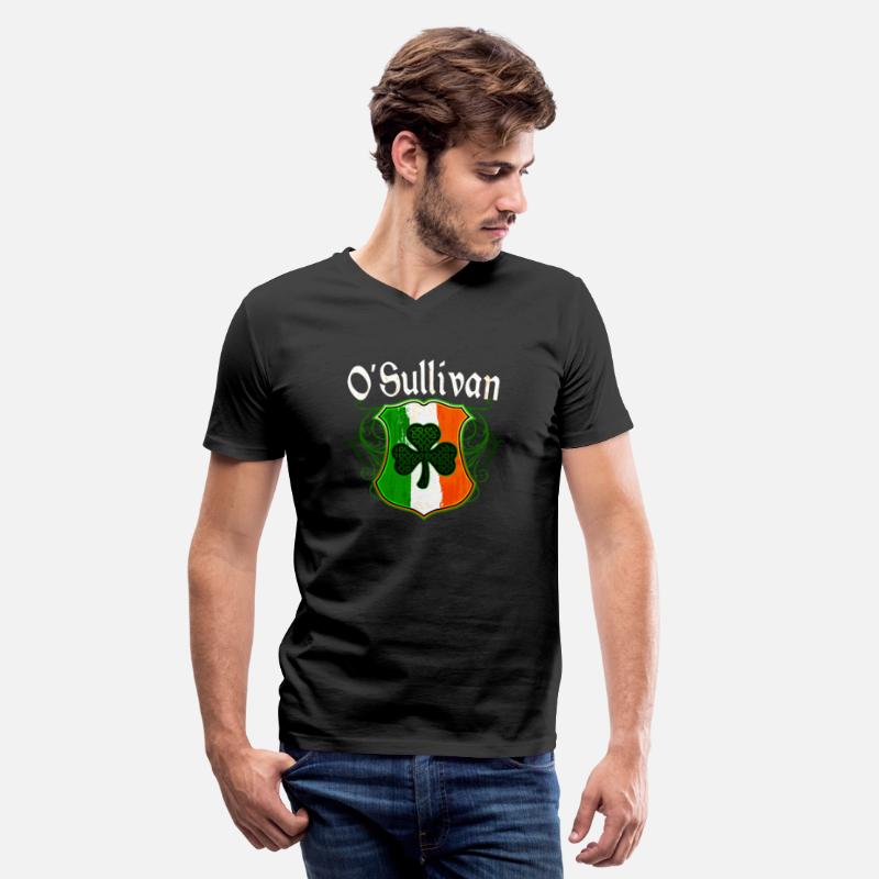 O'Sullivan Irish Surname Ireland Flag Shamrock
