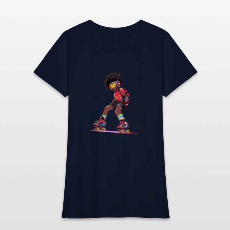 Roller Skating Afro Kids Roller Skates African