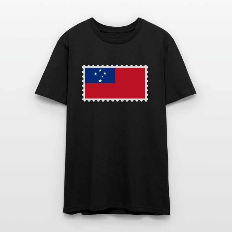 Samoa flag stamp