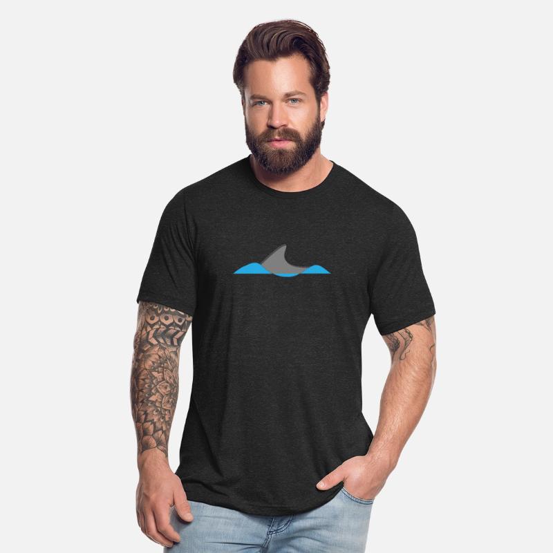 shark delfin animal water swim fish fishing shirt