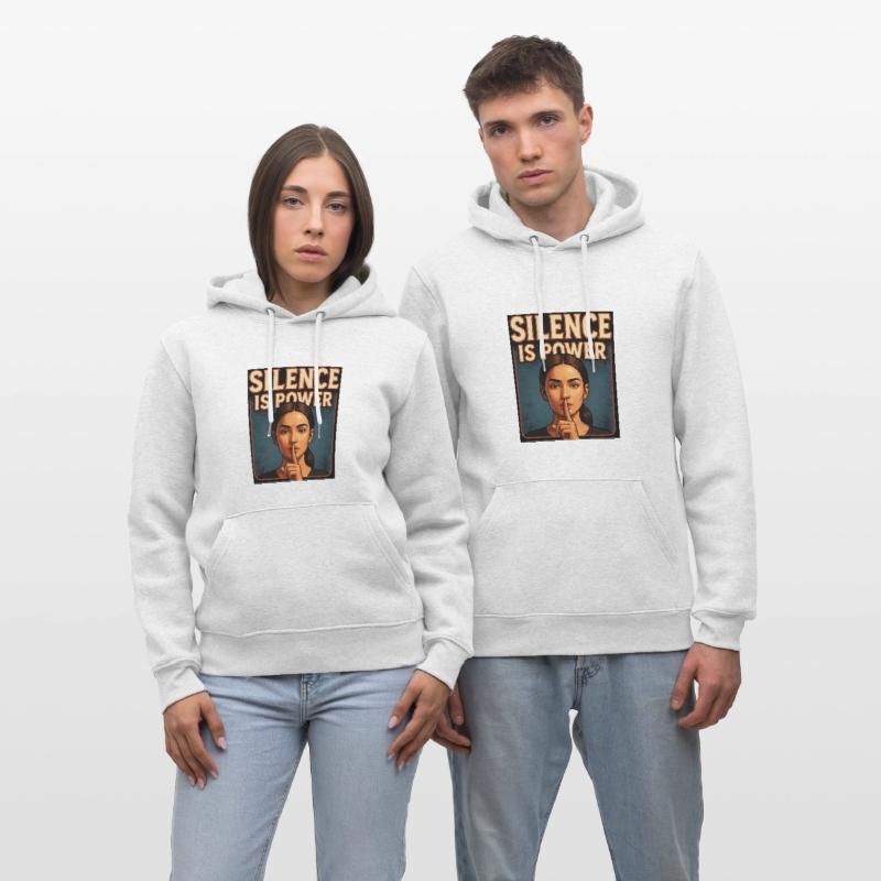 Silent Power Motivational Illustration