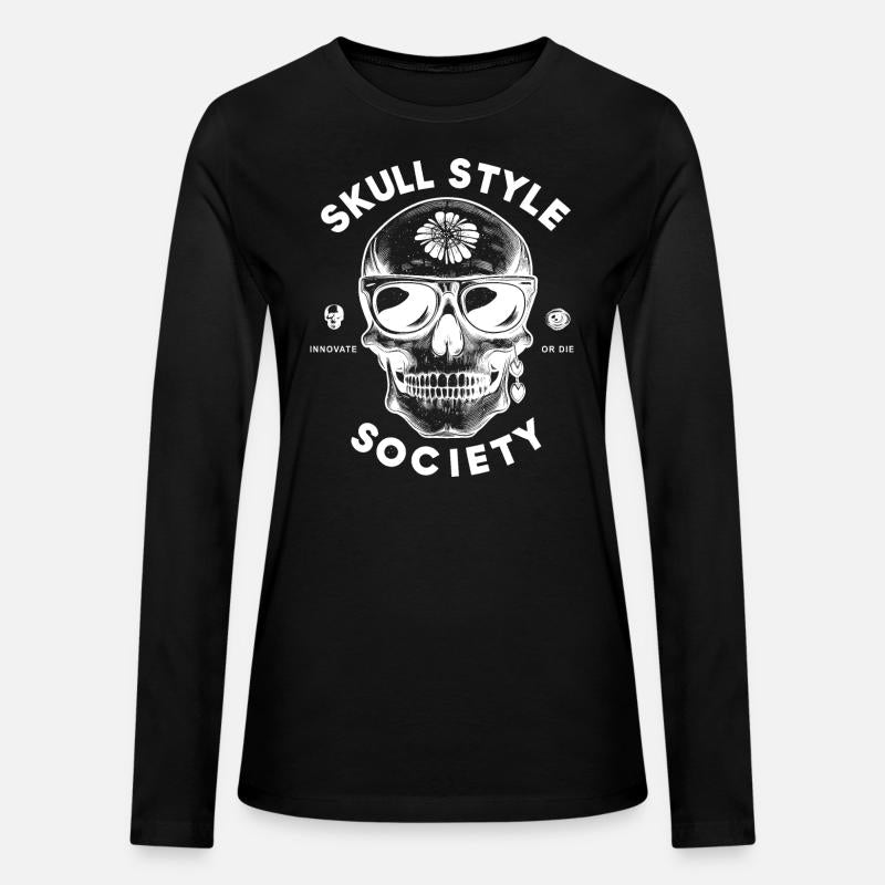 skull style society clean white