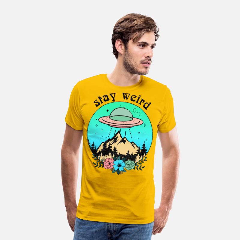 Stay weird UFO art