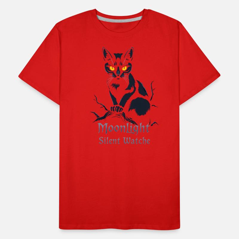 T shirt graphic featuring a black cat