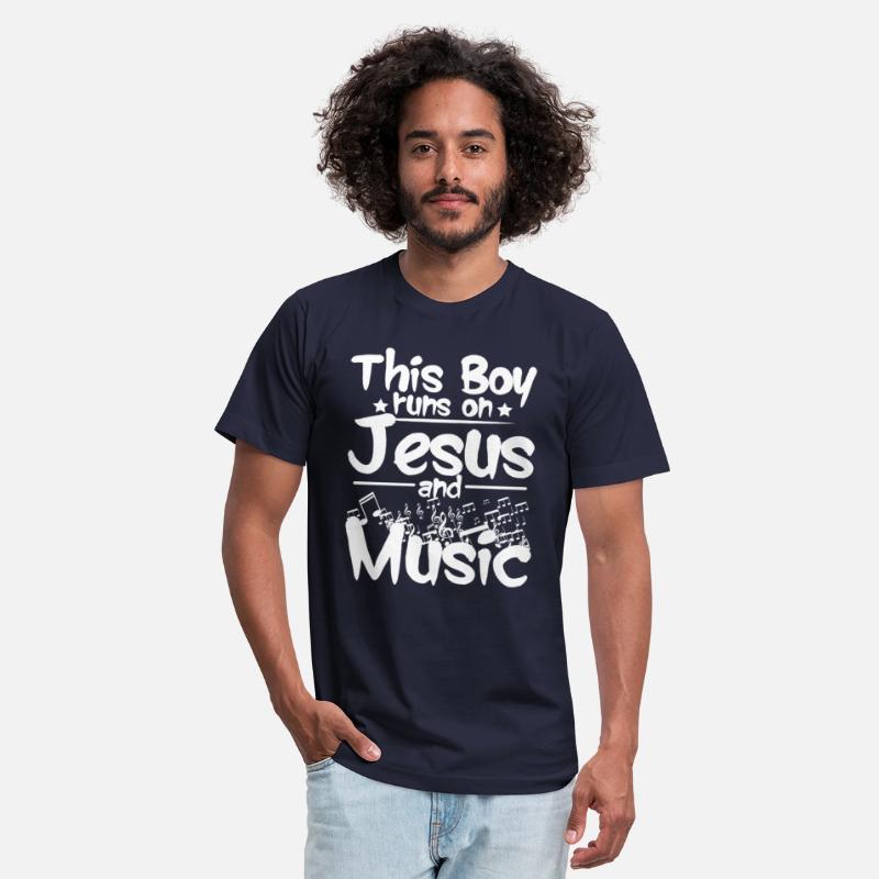 This boy runs on jesus and music