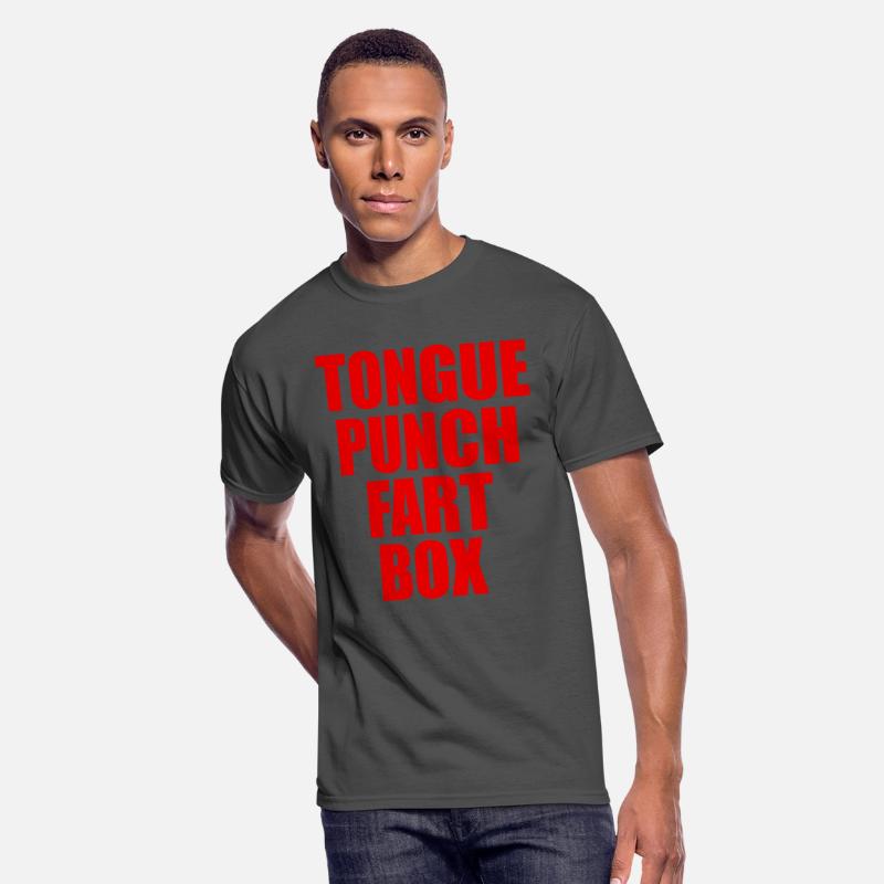Tongue Punch Fart Box Funny Sexual Tshirt