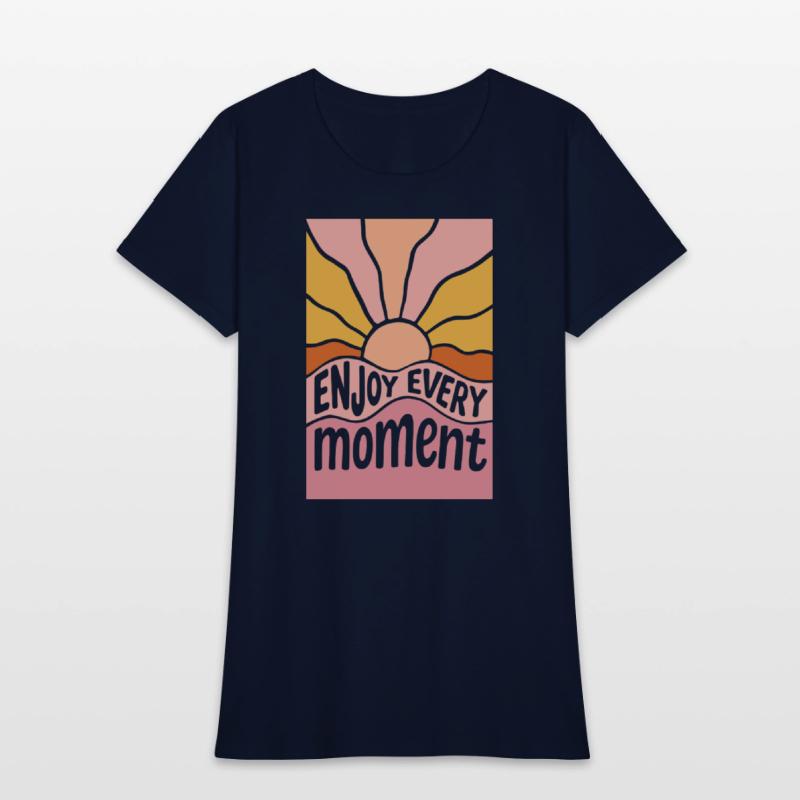 Vibrant Sunrise Motivational Enjoy Every Moment