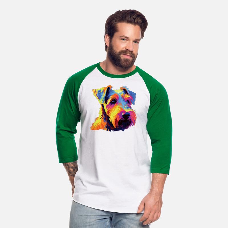 Watercolor Colorful Welsh Terrier