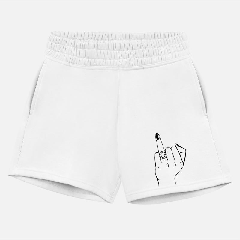 Wedding finger with ring looks like middle finger