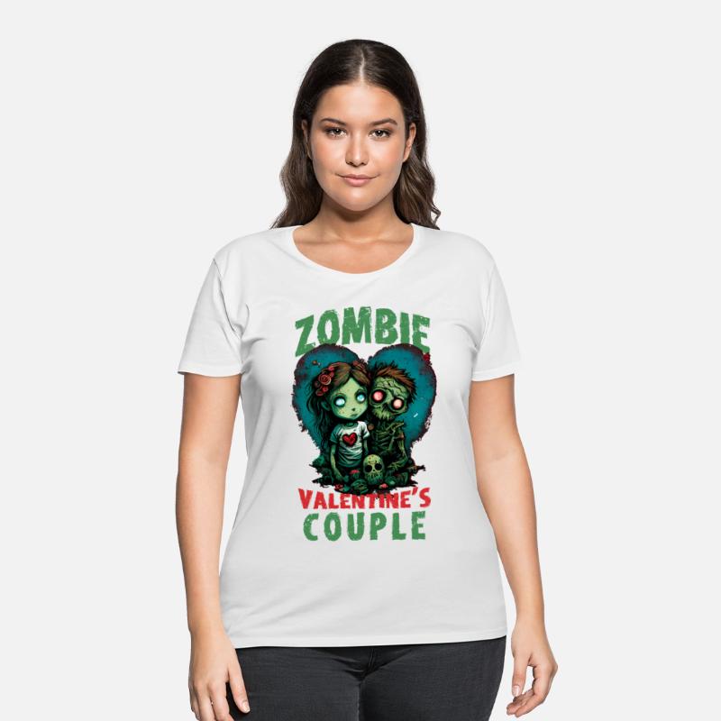 Zombie Valentines Couple Cute Anime Chibi Zombies