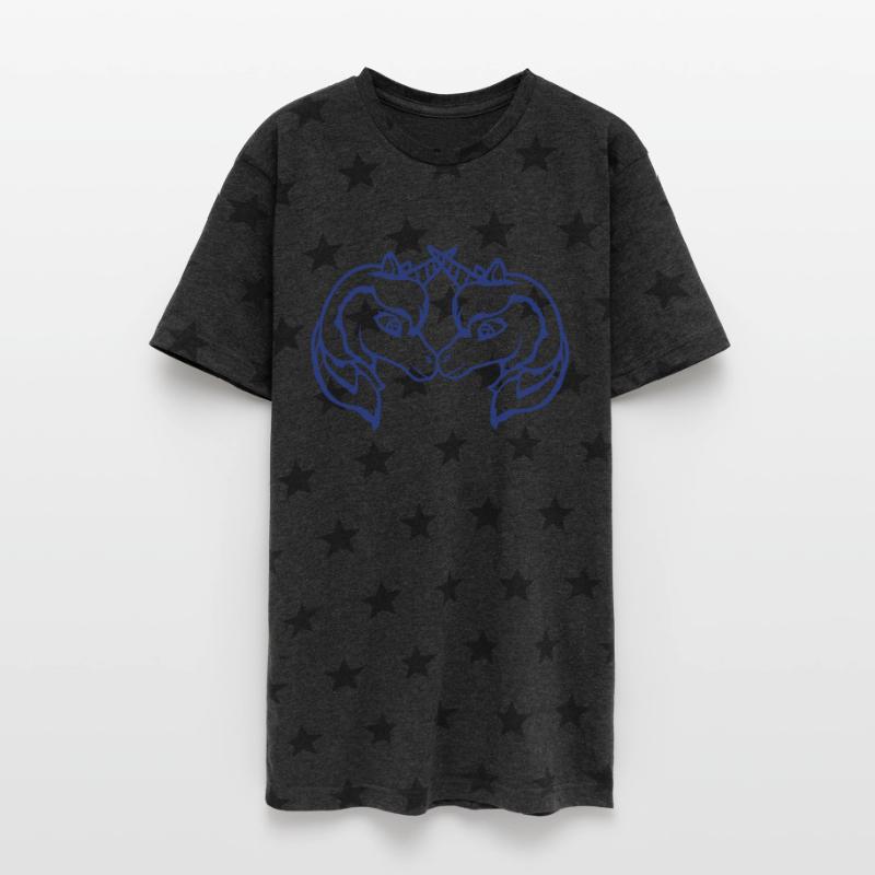 2 Unicorns Team Couple Horns Friends Greeting Cute