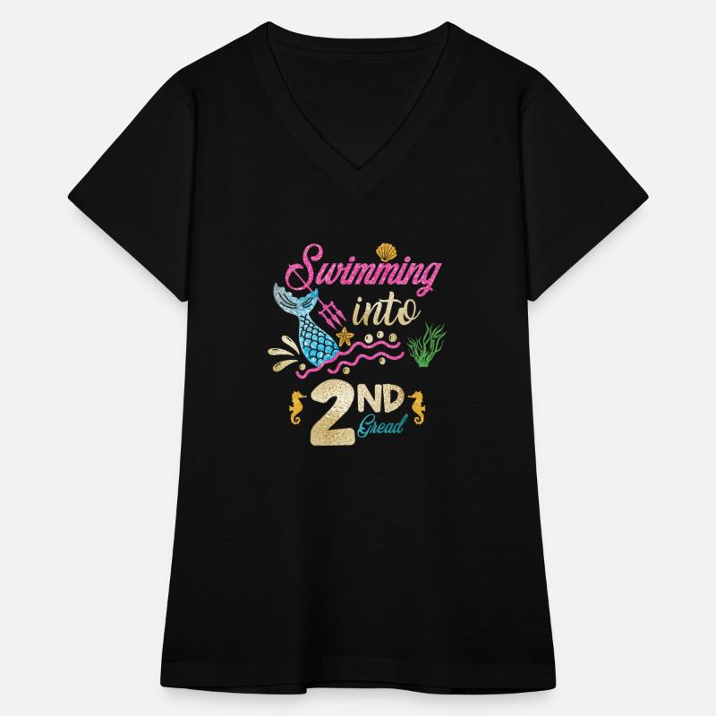 2nd Grade Back to School Mermaid Swimming Girls