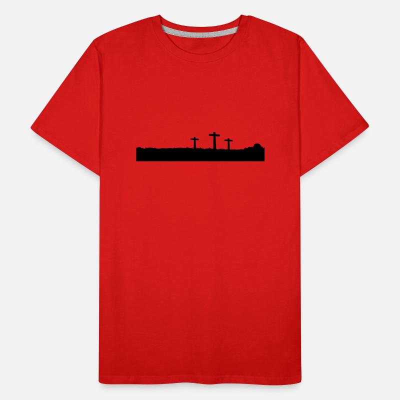 3 Crosses Silhouette Landscape