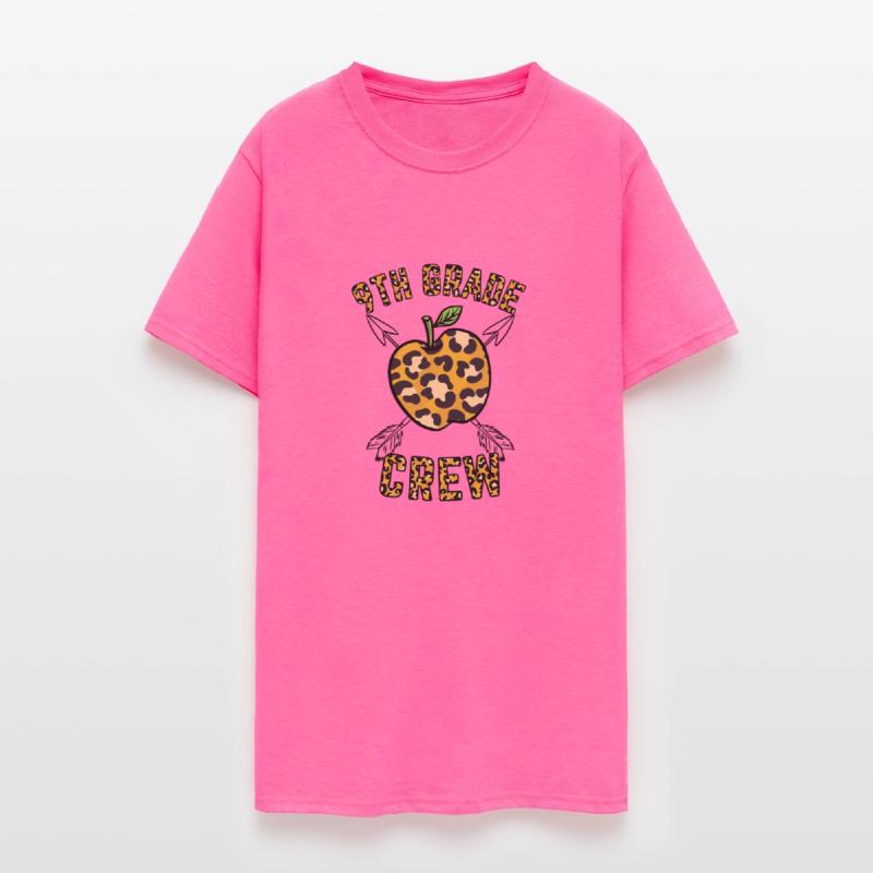 9th Grade Crew Teacher Leopard Print