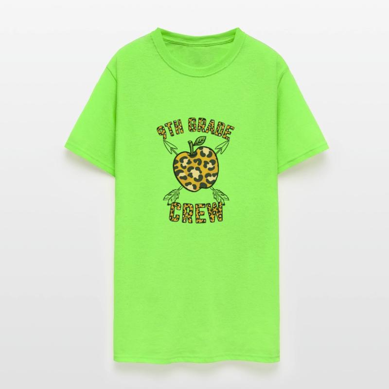 9th Grade Crew Teacher Leopard Print