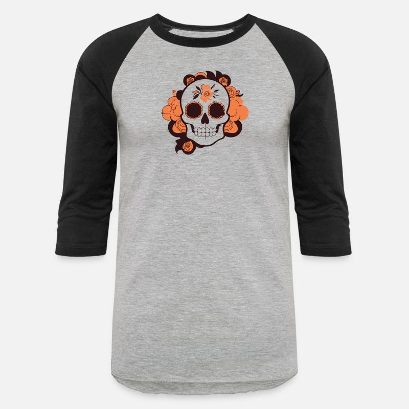 a skull with flowers 1