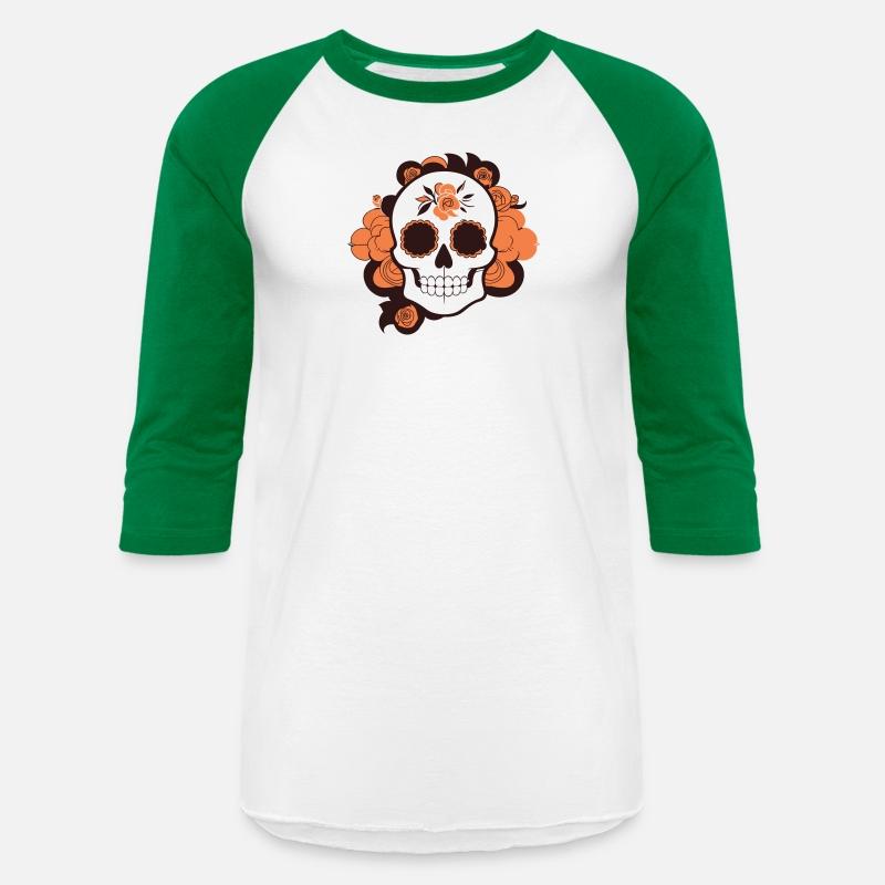 a skull with flowers 1