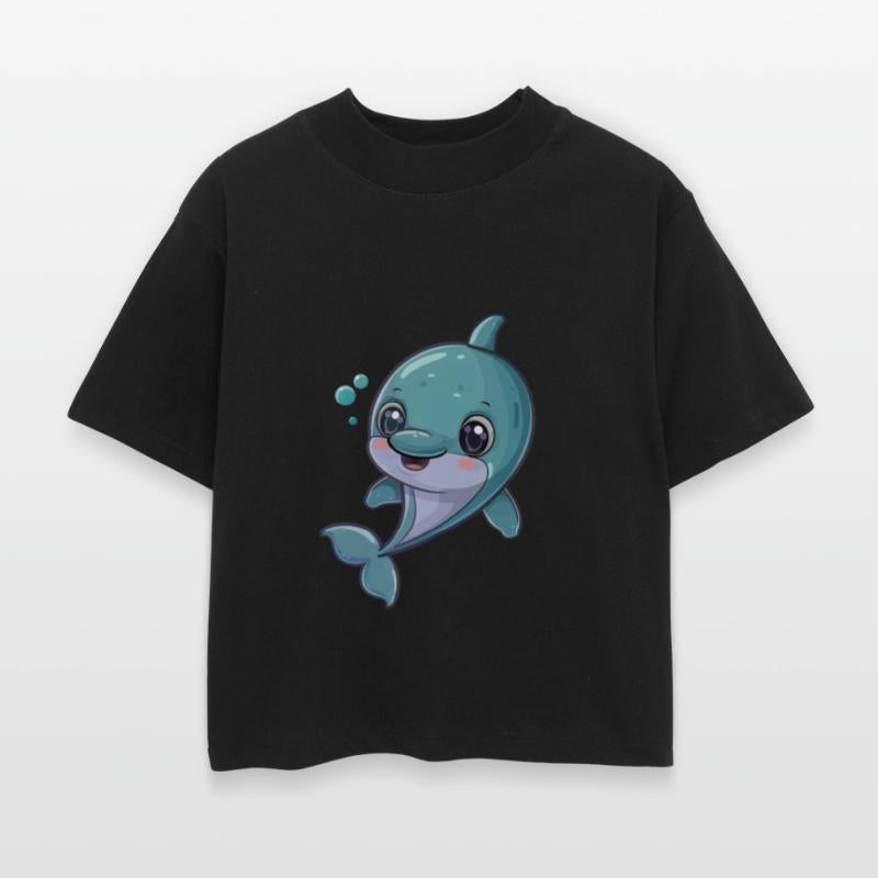 Adorable Smiling Dolphin Playful Pose