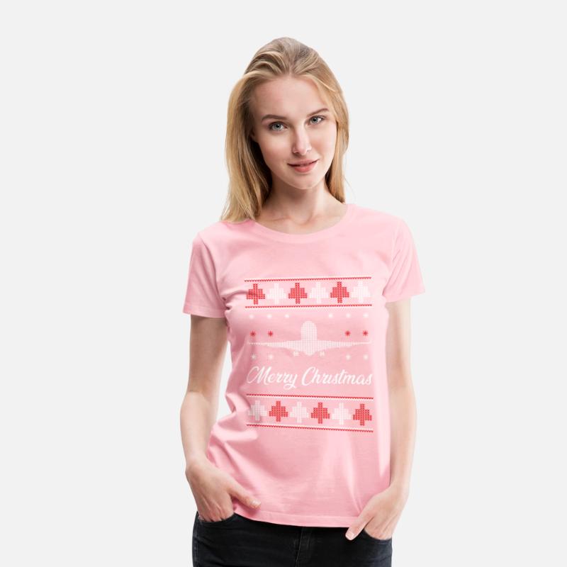 Airplane Ugly Christmas Sweater Pilot Christmas