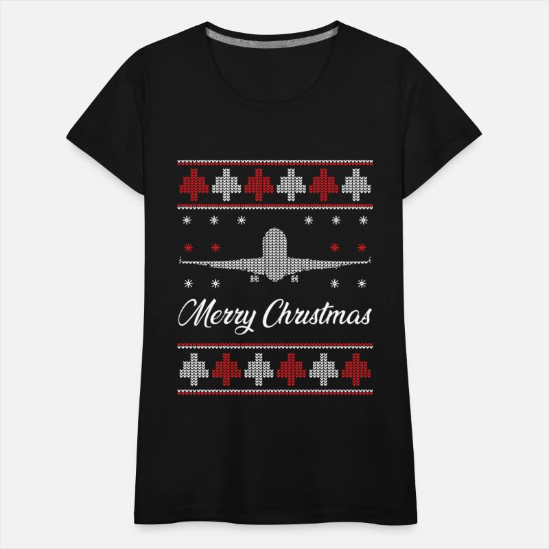 Airplane Ugly Christmas Sweater Pilot Christmas