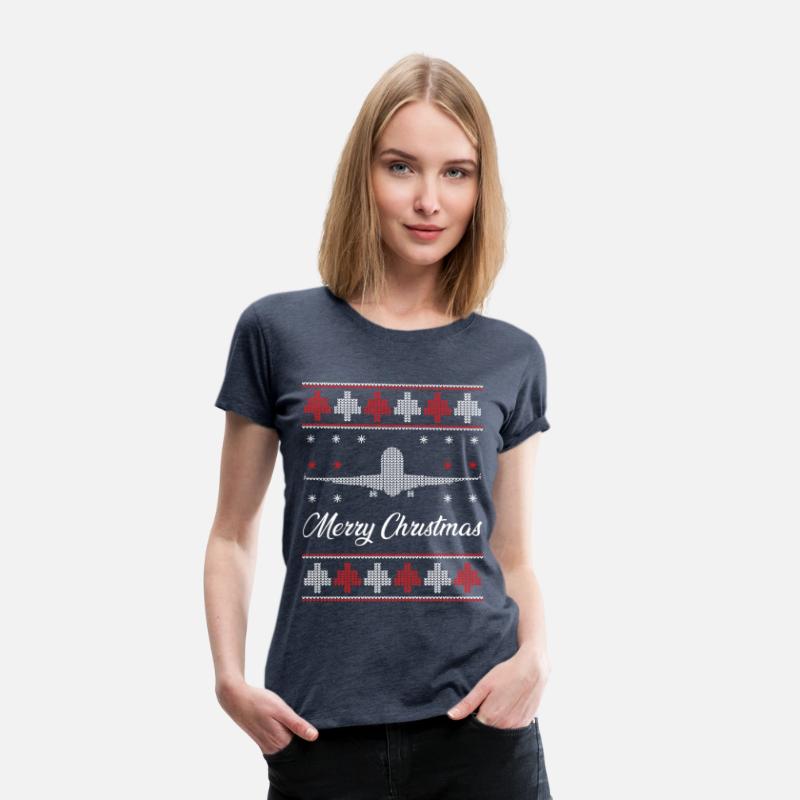 Airplane Ugly Christmas Sweater Pilot Christmas