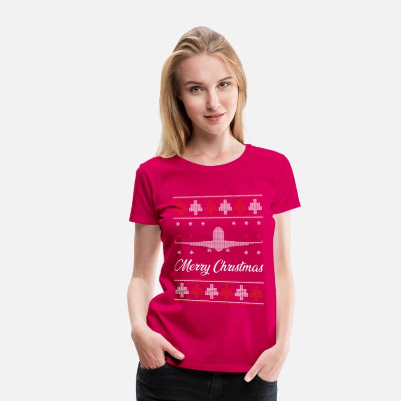 Airplane Ugly Christmas Sweater Pilot Christmas