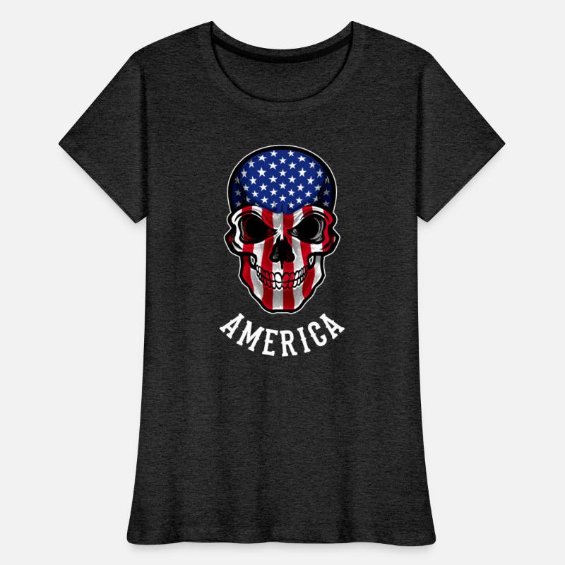 America Flag Skull United States Patriotic USA