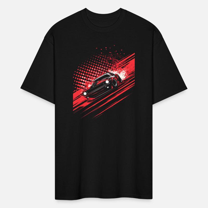 American 80s Muscle Car Shirt V8 Retro Legend Car