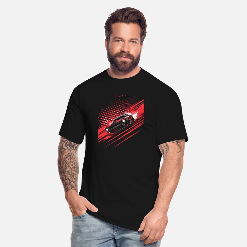 American 80s Muscle Car Shirt V8 Retro Legend Car