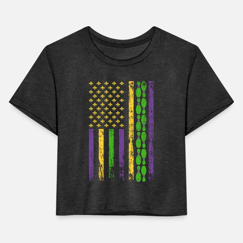 American Sports Flag Bowling Pins Sporty Mardi