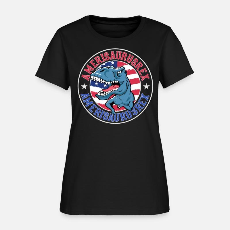 Amerisaurus Rex Dinosaur American Flag 4th of July