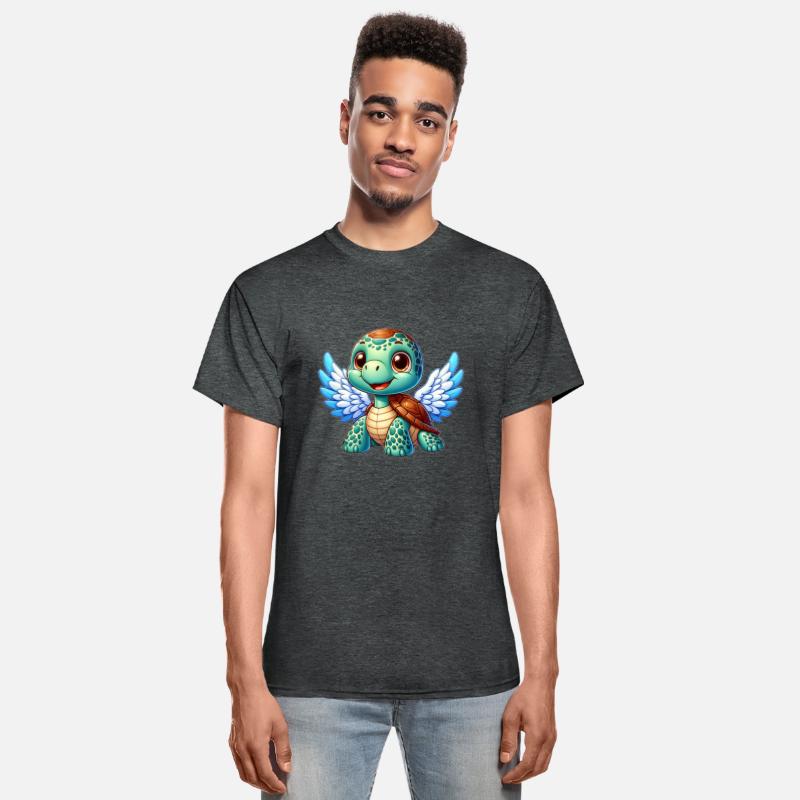 Angel Turtle with Wings and Halo