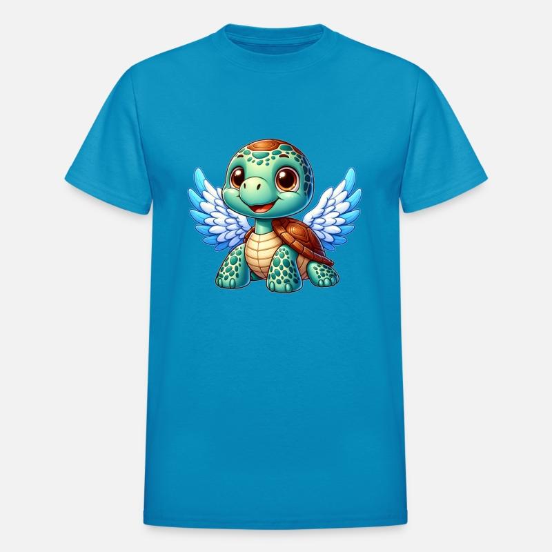 Angel Turtle with Wings and Halo