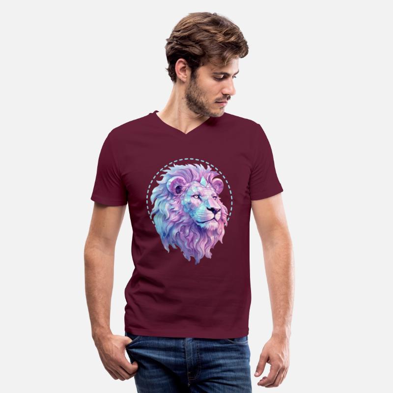 Astrology Leo Zodiac Sign Geometric Lion August