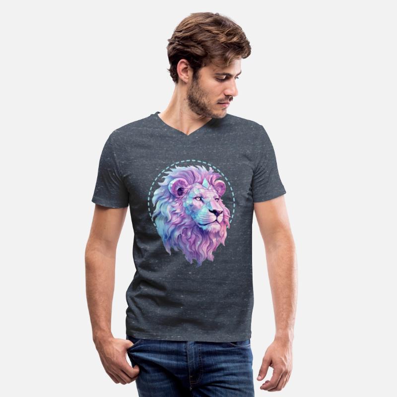 Astrology Leo Zodiac Sign Geometric Lion August