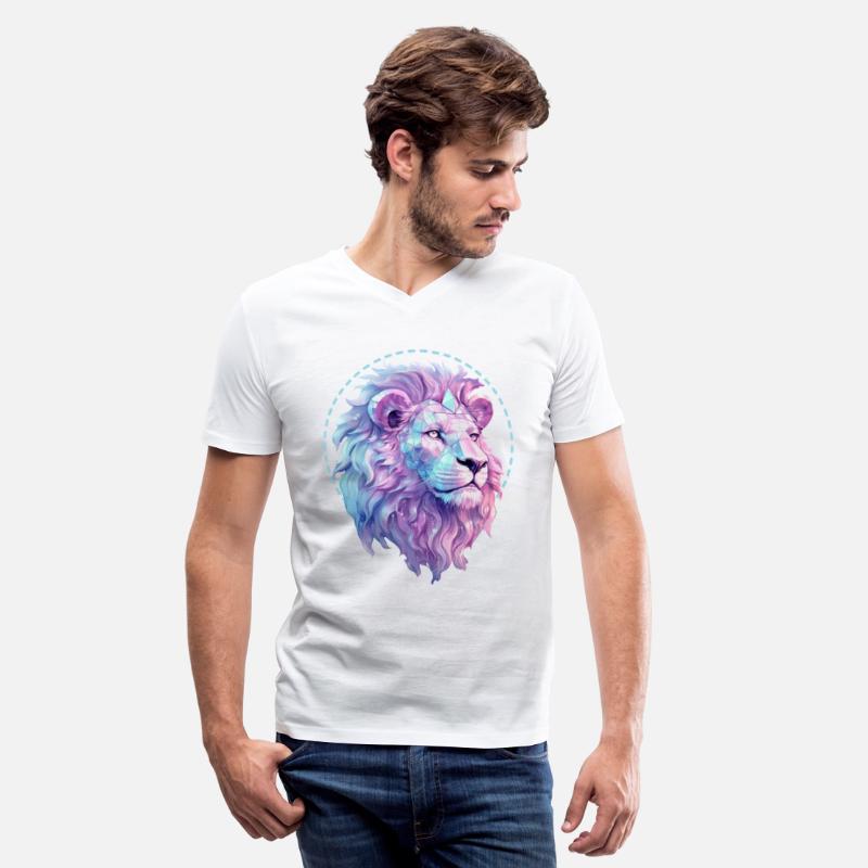 Astrology Leo Zodiac Sign Geometric Lion August