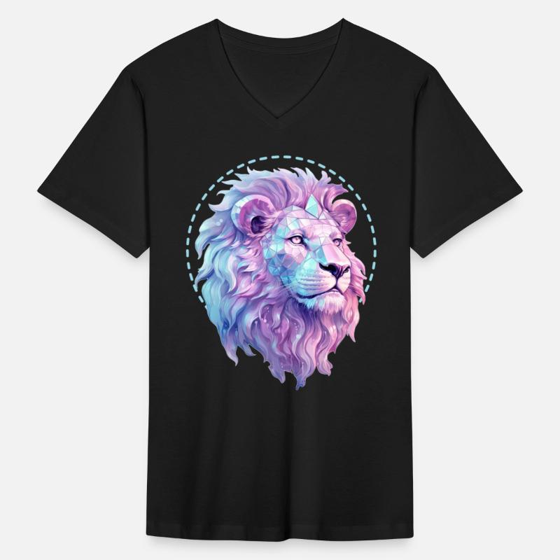 Astrology Leo Zodiac Sign Geometric Lion August