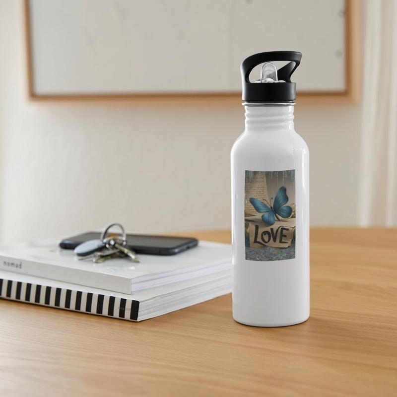 At the heart of the design, the word "Love"